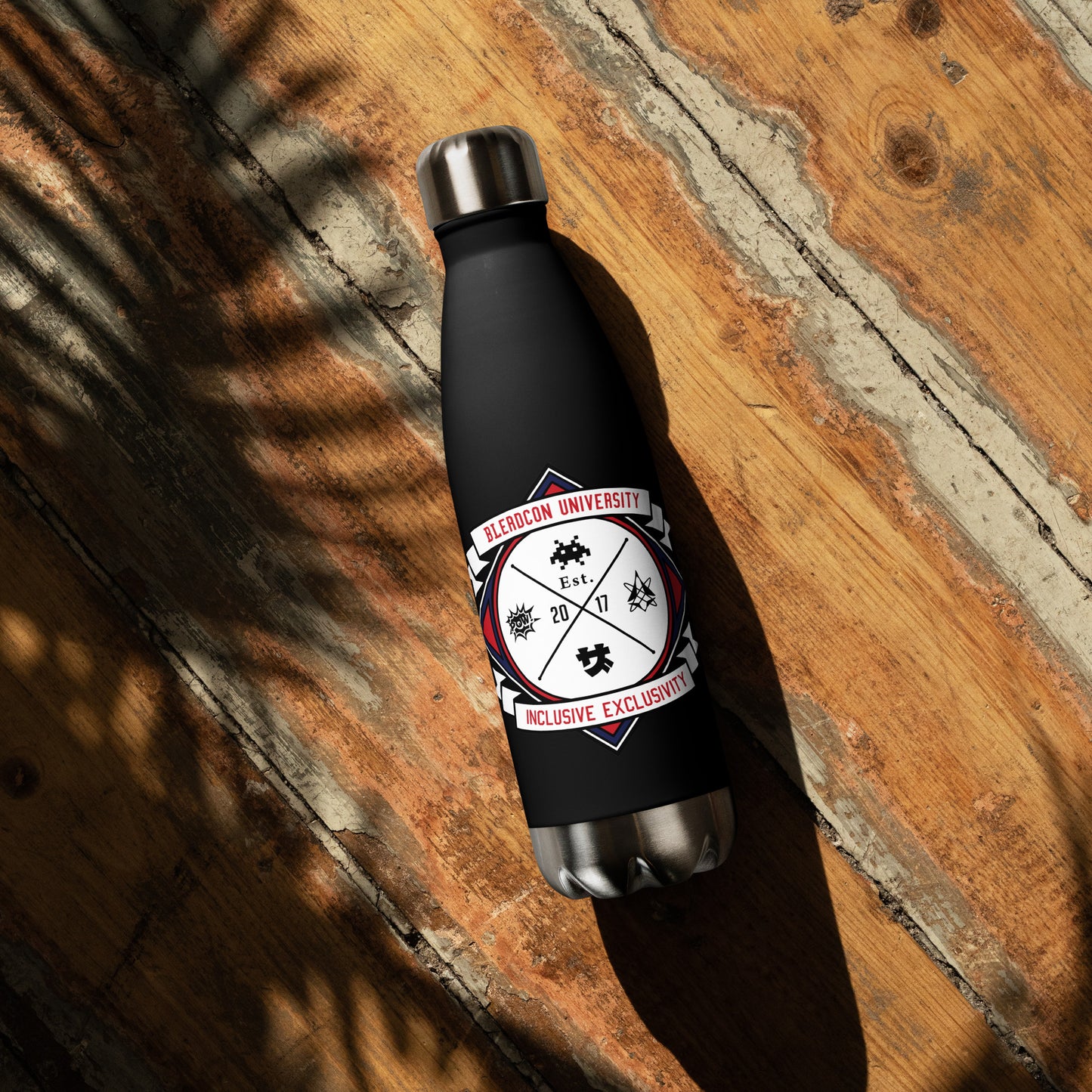 Blerd Con Crest Water Bottle